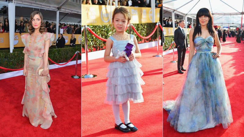 Illustration for article titled Classic Glamour and Fugly Failures at the SAG Awards